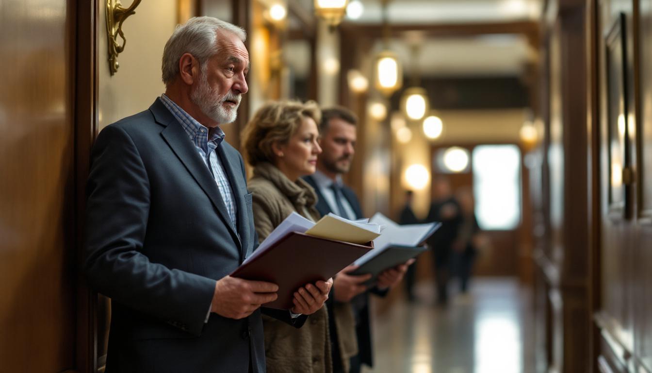 Family dealing with probate court process