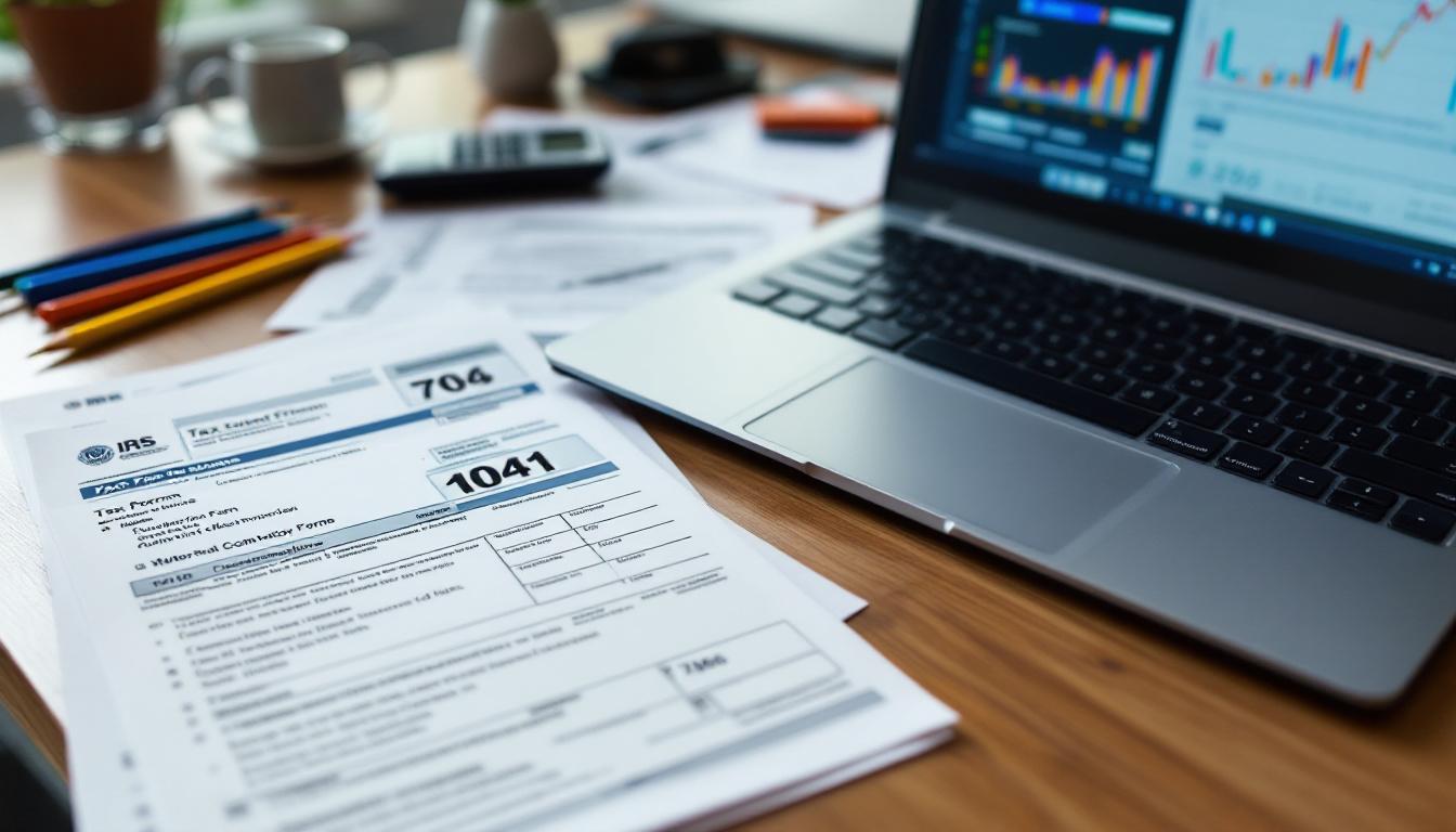 Tax forms and calculator for trust tax planning