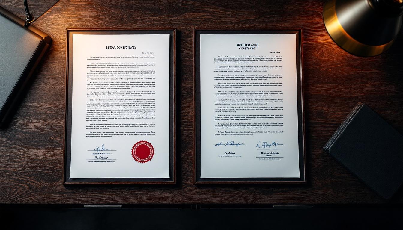 Trust document compared with a will